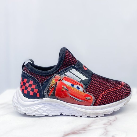 Disney Light Up Shoes CARS Pixar Toddler Little Kid Sneakers - Picture 10 of 10